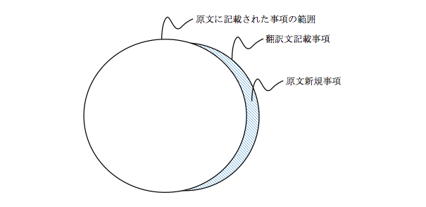 ミラートランスレーションの範囲の審査基準