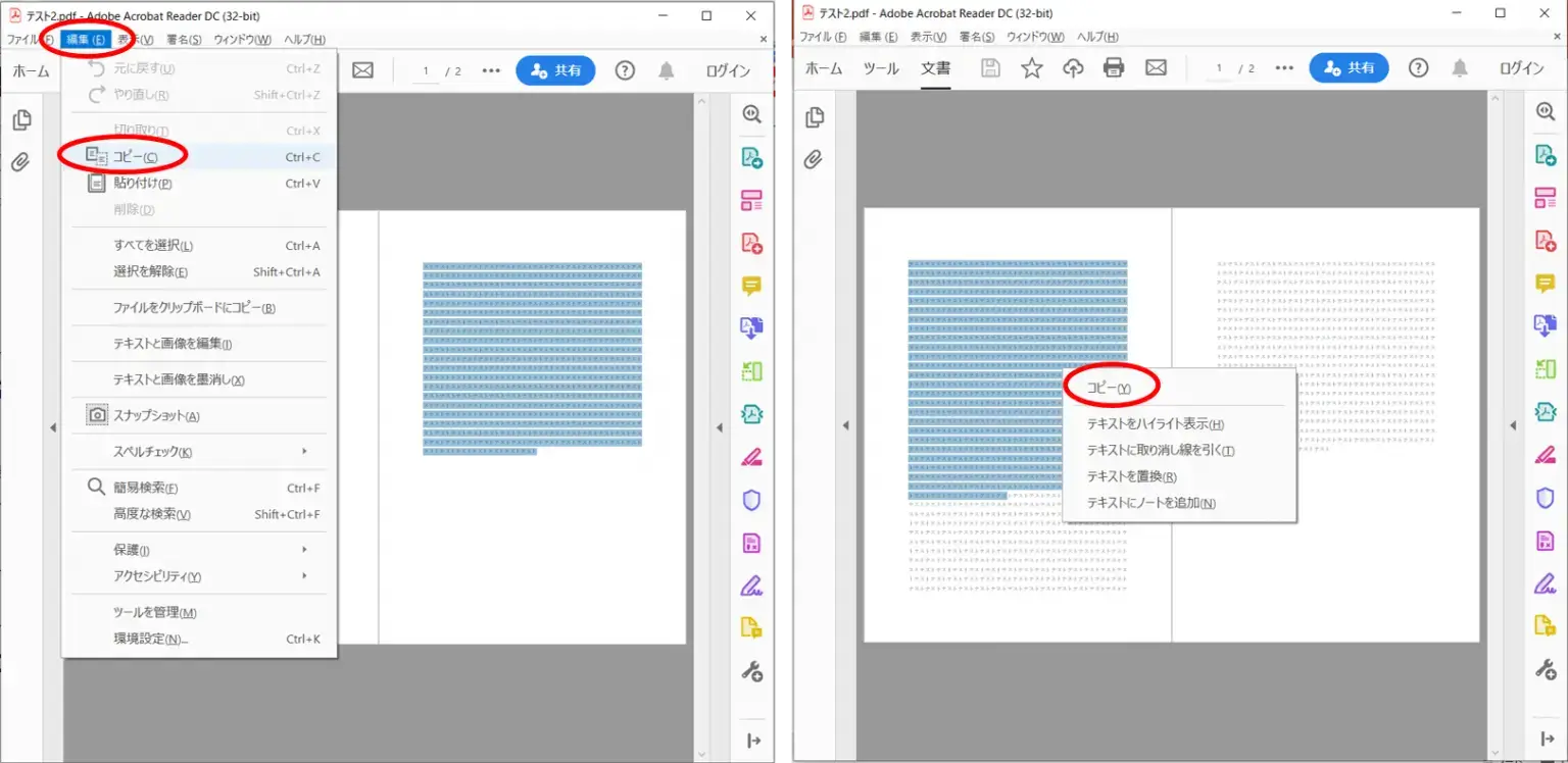 【図解で超簡単】Adobe PDFの文字カウント方法