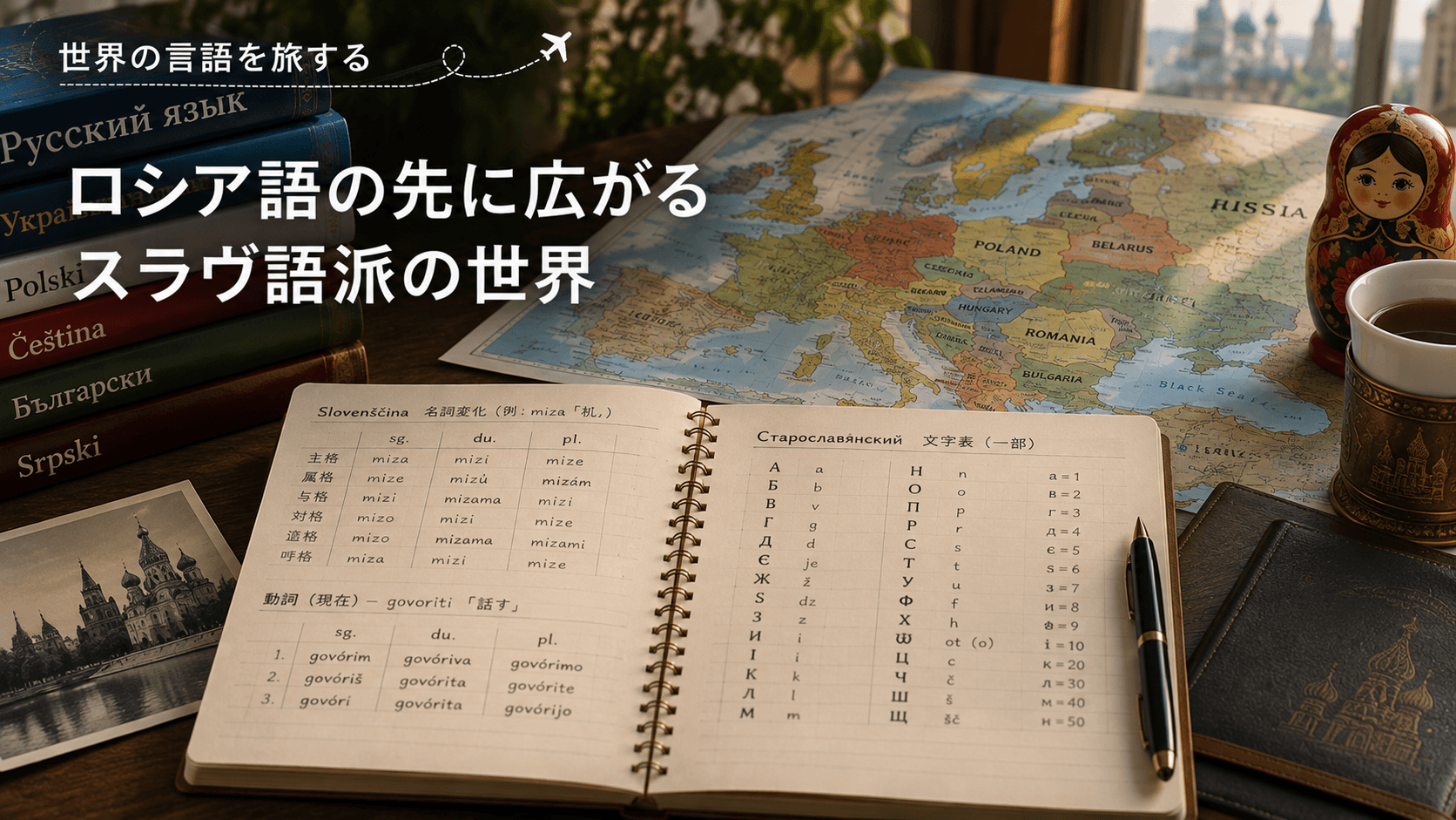 ロシア語の先に広がるスラヴ語派の世界